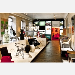 Interiér Dánského centra designu. Interiér Dánského centra designu.